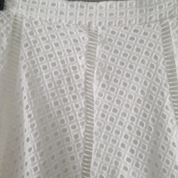 White Crochet Eyelet Skirt from Revolve - Picture 4 of 6